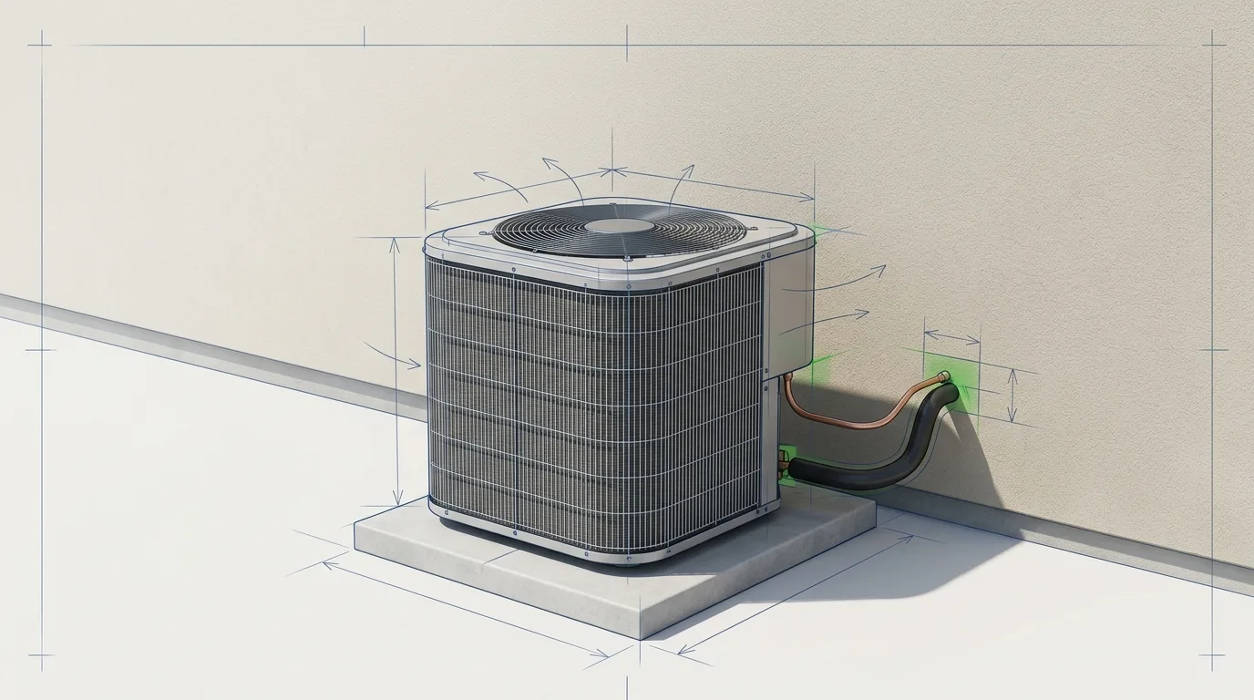 Outdoor HVAC equipment representing ductless mini split service in Sacramento