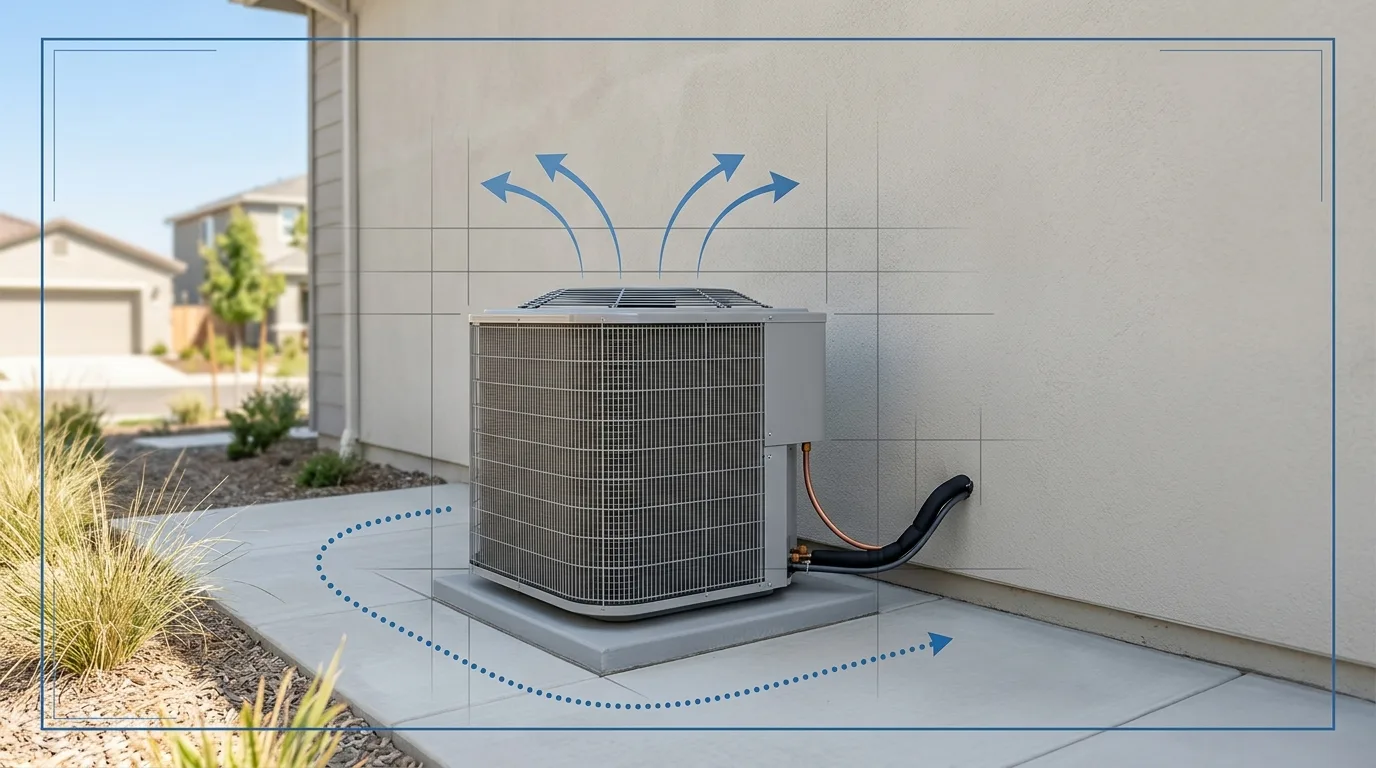 A-CLASS Heating and Air technician providing HVAC service